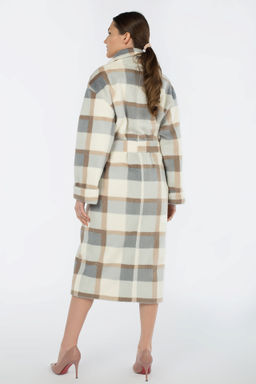 Пальто женское демисезонное (пояс) - El podio фото 4