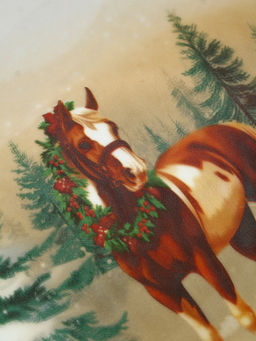 Посуда новогодняя Новый Год, набор 4 предмета: тарелка