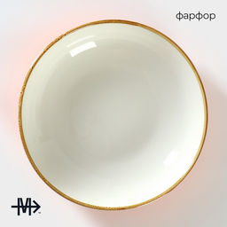 Салатник Magistro Церера, 1.1 л, d=18.5 см, фарфор, оранжевый фото 2