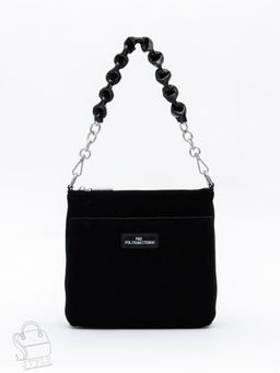 Сумка женская кожаная 2378YF black Polina&Eiterou