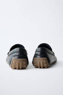 LEATHER LOAFERS - Zara фото 5