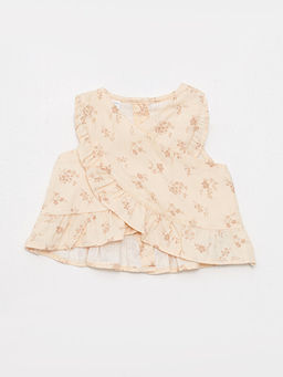 V Yaka Bask?l? K?z Bebek G?mlek - Waikiki фото 3