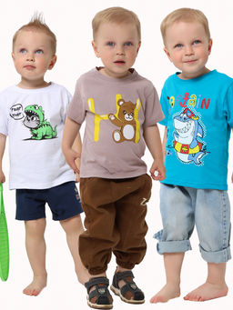 Набор-3:футболка для мальчика 3 шт