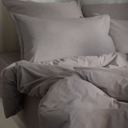 Пододеяльник 1.5-спальный «SL Home. Деним», 180×220 см, серый, жатый хлопок