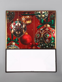 Пакет подарочный новогодний ламинированный, «Новогодняя пора», 26×12×32 см