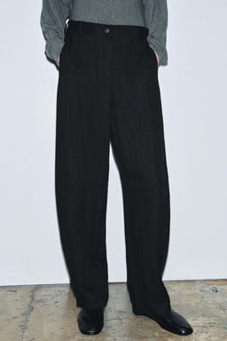 ZW COLLECTION FLOWING BALLOON TROUSERS - Zara фото 4