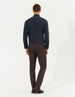 Kahverengi Regular Fit Kanvas Pantolon - Pierre cardin фото 4