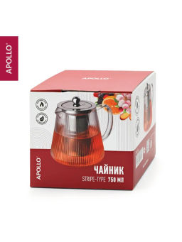 Чайник APOLLO Stripe-type 750 мл  фото 6