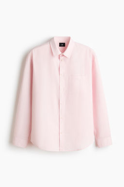 Camisa en mezcla de lino Relaxed Fit - H&m фото 2