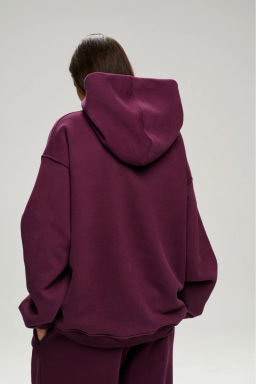 Худи с начесом Plum - Erist store фото 8