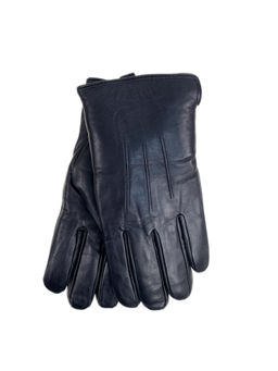 Перчатки мужские из натуральной кожи цвет черный
