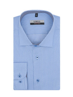 Сорочка мужская длинный рукав GREG 213/137/1321/Z/1 STRETCH  фото 2