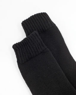 Носки р.35-40 Шерстяные Пух Черные - Krumpy фото 4