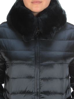 815-E03 DARK BLUE Пальто зимнее женское VISDEER (200 гр. тинсулейт) - Fashion фото 10