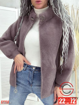 Кардиган альпака на молнии