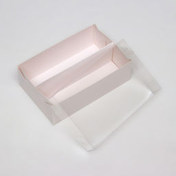 Цена за 5 шт. Коробка для макарун, с ложементом, белая 16.5×10.5×5.5 см