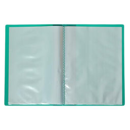 Набор папок А5, 20 вкладышей, Calligrata, карман на корешке, зеленые, 3 штуки  фото 2