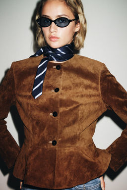 100% LEATHER JACKET - Zara фото 2
