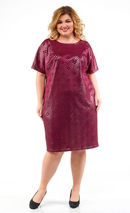 Роскошное женское платье свободного силуэта - Ckc collections фото 2