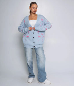 Кардиган #КТ884 (2), голубой - Dommod фото 4