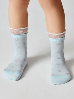Цена за 2 пары Conte-Kids Носки TIP-TOP из вискозы с рисунками св.голубой