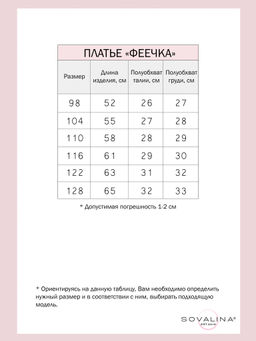 Платье Феечка единорожки на розовом - Sovalina фото 4