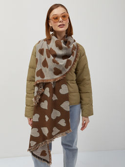 Теплый двусторонний палантин В составе шерсть - Tantino фото 4