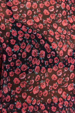Trendyolmilla Cok Renkli Crop Cicek Desenli Dokuma Bluz TWOSS20BZ1657  фото 4