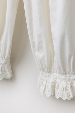 LIMITED EDITION EMBROIDERED PYJAMA BOTTOMS - Zara фото 6