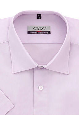 Сорочка мужская короткий рукав GREG Gb710/301/LIL/Z