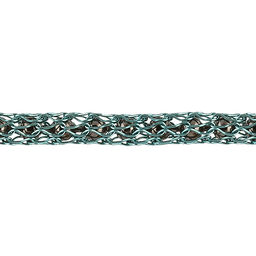 FAYCRAFT Цепочка вязаная декоративная SCJ 3 мм 1 м СК/Распродажа светло-голубой/под бронзу  фото 3