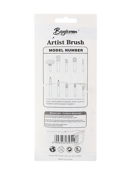 Набор кистей для рисования, синтетика, 6 штук: № 2, 4, 6, 8, 10, 12, круглые, международный размер