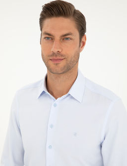 A__k Mavi Arm_rl_ Slim Fit Uzun Kollu G_mlek