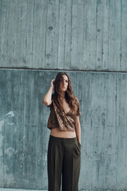 SEQUINNED KNIT TOP - Zara фото 2