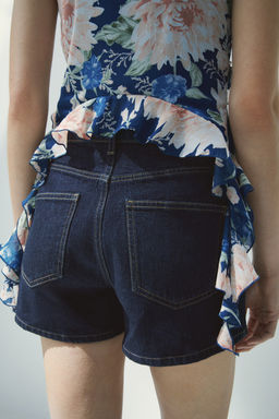 Falda pantal?n de talle alto en denim - H&m фото 7
