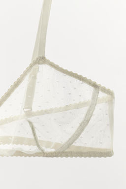 SUJETADOR MESH LUNARES / Crudo - Zara фото 6