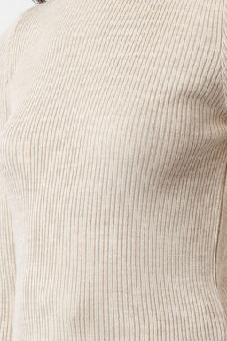 Kahverengi Basic Bal?kc? Yaka Triko Kazak TWOAW21KZ1279 - Trendyolmilla фото 37