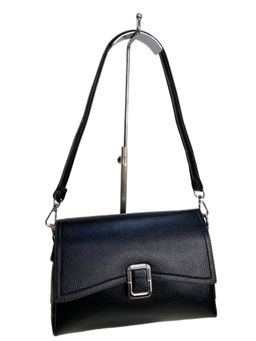 Женская сумка из искусственной кожи, цвет черный