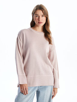 Bisiklet Yaka Kad?n Triko Tunik