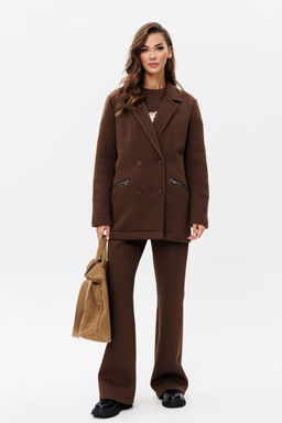 Жакет GO F4089/23-03.164-170 коричневый