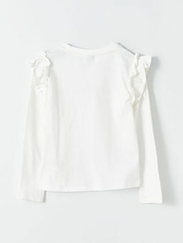 Bisiklet Yaka K?z ?ocuk Ti??rt - Waikiki фото 2