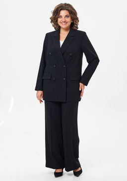 Костюм БелЭльСтиль 848/601 черный с блеском