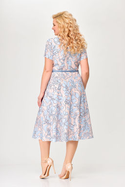 Блуза Swallow 803.2 черный+серебряный узор фото 841