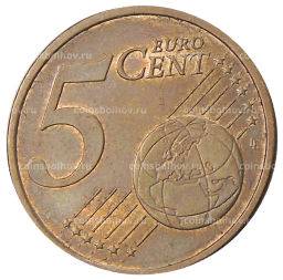 5 евроцентов 2002 года J Германия