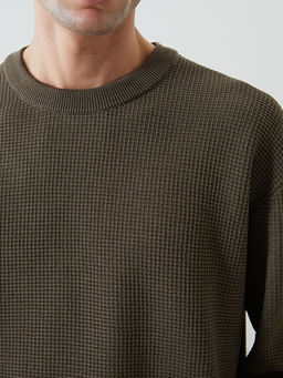 Bisiklet Yaka Erkek Triko Kazak