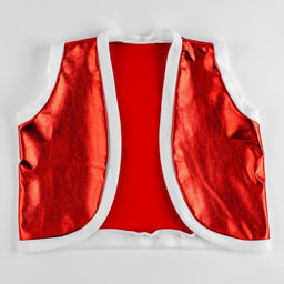 Карнавальный костюм «Новогодний гном»: жилетка, ремень, колпак, рост 98-110 см, красный