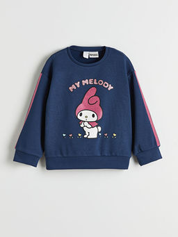 My Melody Bask?l? K?z Bebek Sweatshirt ve E?ofman Alt?
