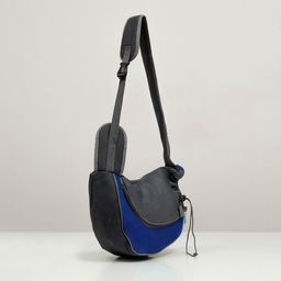 Сумка-переноска Слинг для животных, 42 х 25 см, синяя - Пижон фото 3