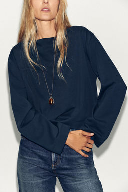 BOAT NECK T-SHIRT - Zara фото 2