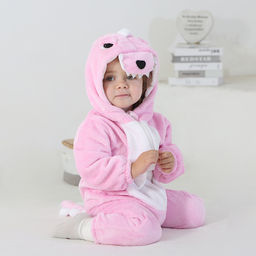 Кигуруми комбинезон детский на молнии - Дракон розовый - Storyland фото 7